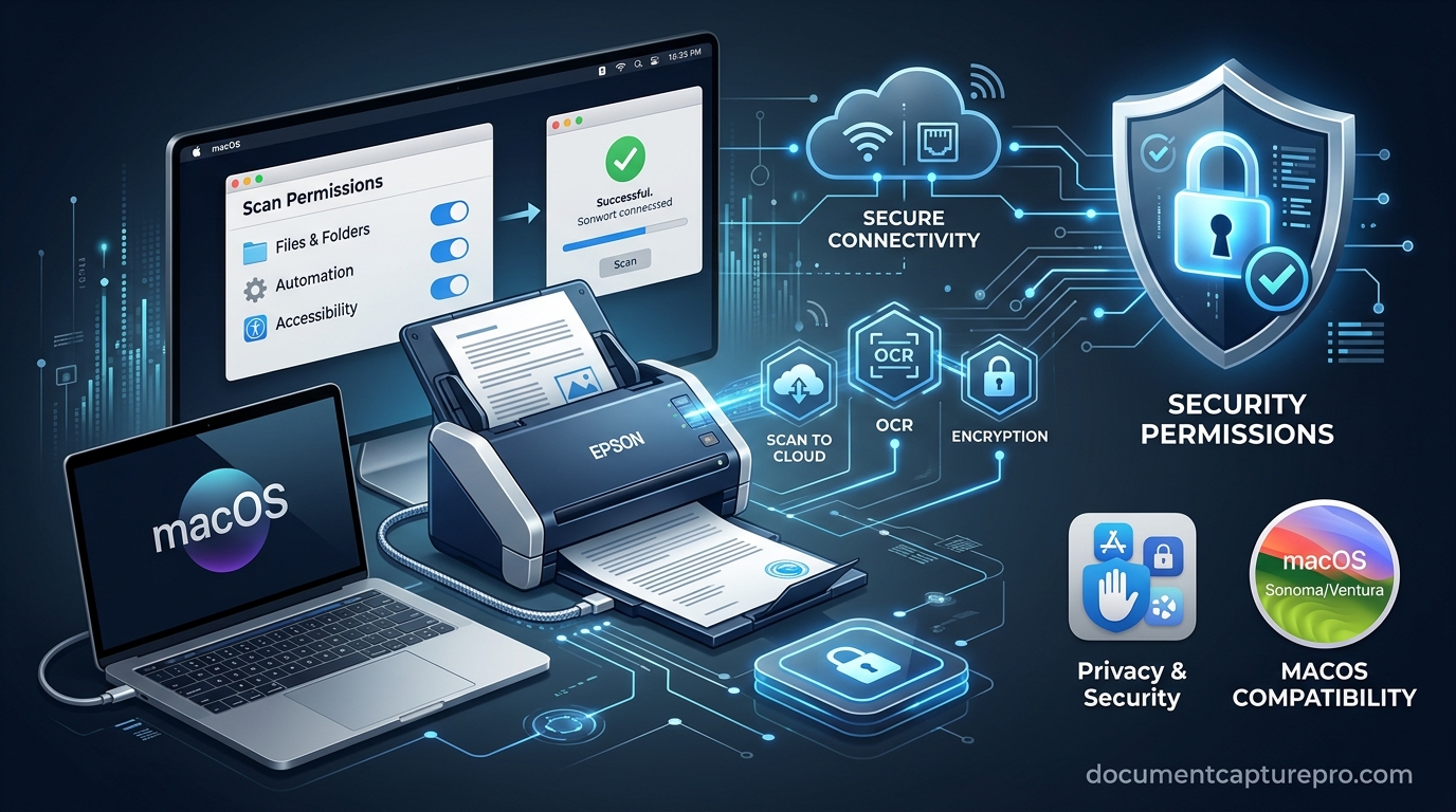 Configuring Document Capture on Apple macOS Sequoia